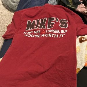Old mikes drive in shirt I’ve bought many over the years each time I’ve gone